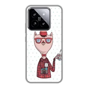 Чехол на тематику: Коты для Xiaomi 14 (Кот аристократ)