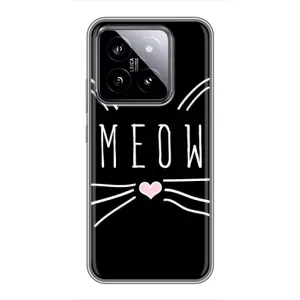 Бампер с изображением Котиков для Сяоми 14 (КОТИК MEOW)