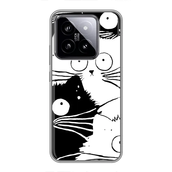 Чехол с рисунком «КОТИКИ» для Xiaomi 14 Чехол с рисунком «КОТИКИ» для Xiaomi 14