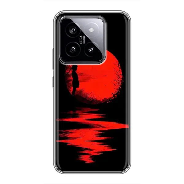 Чехол с рисунком «Красный Закат» для Xiaomi 14 Чехол с рисунком «Красный Закат» для Xiaomi 14