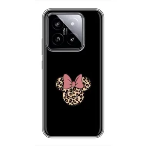 Чехол с леопардовым принтом на Xiaomi 14 (Леопардовая Минни)