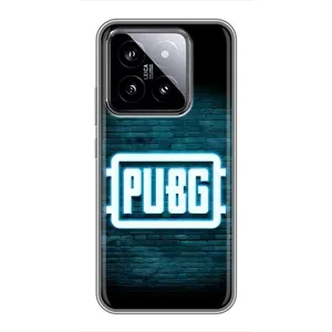 Чохол (TPU) з картинкою "Лого Пабг" на Сяомі 14 (Лого PUBG)