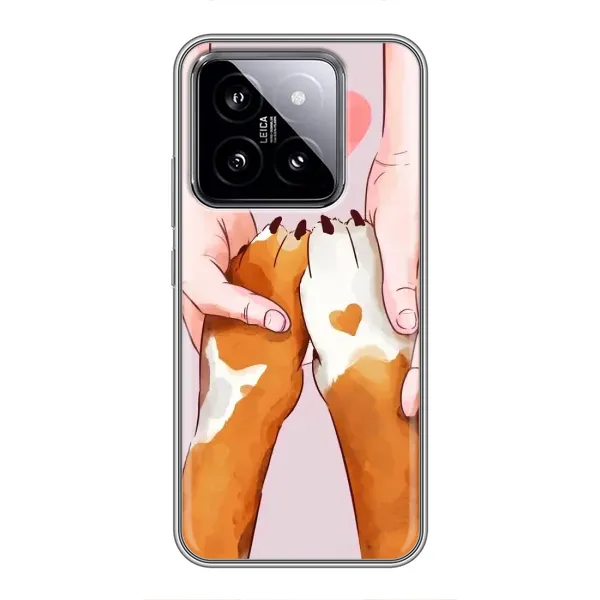 Чехол с рисунком «Любовь к собакам» для Xiaomi 14 Чехол с рисунком «Любовь к собакам» для Xiaomi 14