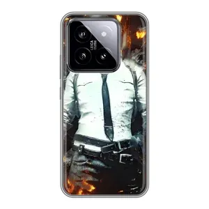 Чохол з картинкою "Герой Pubg" на Xiaomi 14 (Man Пубг)