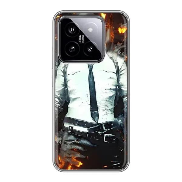 Чехол с рисунком «Man Пубг» для Xiaomi 14 Чехол с рисунком «Man Пубг» для Xiaomi 14