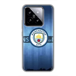Силиконовые Чехлы принт Футбол на Xiaomi 14 (ManCity)