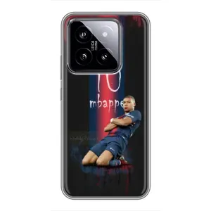 Чохол (TPU) з Футболістом на Xiaomi 14 (MBAPPE 10)