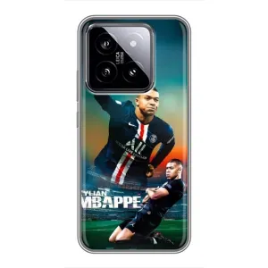 Чохол (TPU) з Футболістом на Xiaomi 14 (MBAPPE)