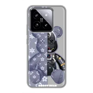 Силиконовый чехол для Xiaomi 14 (Медведь Louis Vuitton)