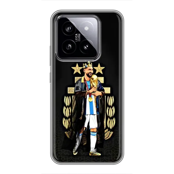 Чехол с рисунком «Месси король» для Xiaomi 14