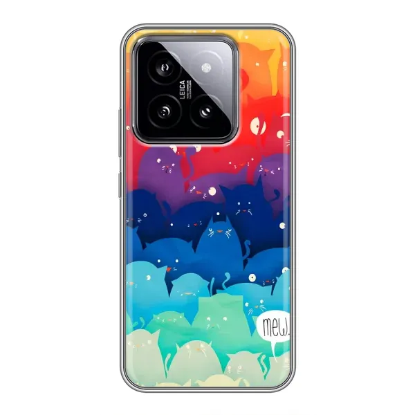 Чехол с рисунком «Mew» для Xiaomi 14