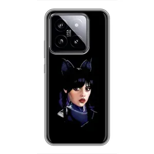 Чохол з картинкою Венсдей на Xiaomi 14 (Мила Венсдей)