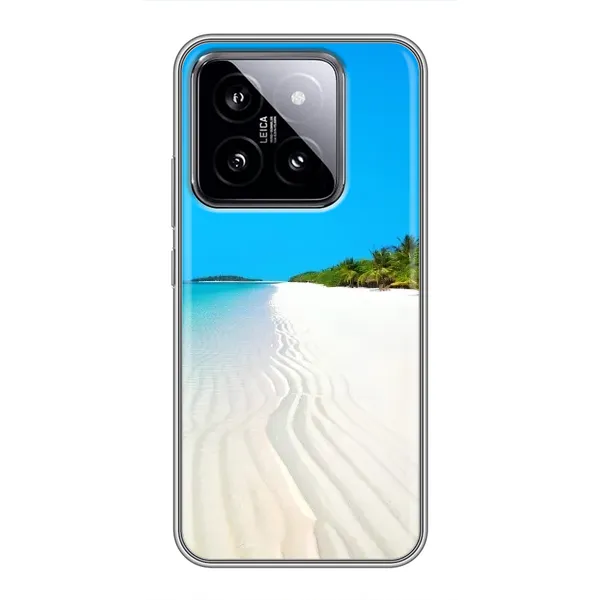 Чехол с рисунком «Море песок» для Xiaomi 14 Чехол с рисунком «Море песок» для Xiaomi 14