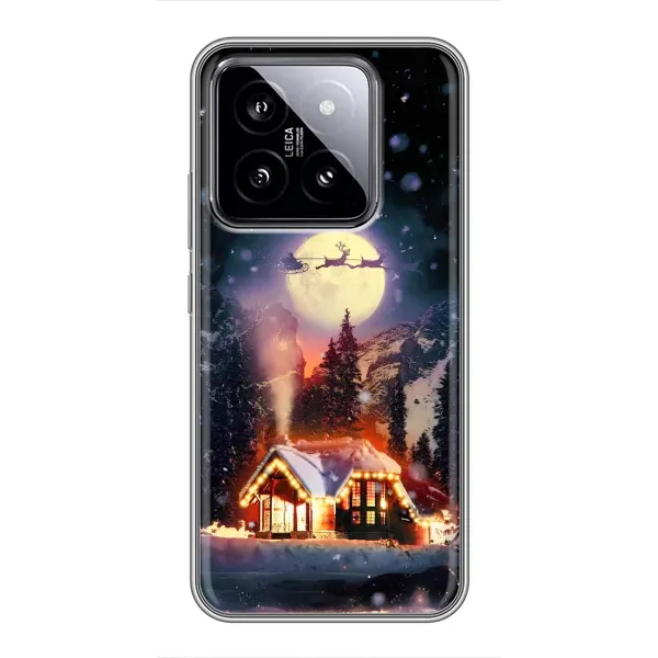 Чехол с рисунком «Настроение зимнее» для Xiaomi 14