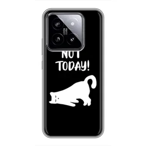 Бампер с изображением Котиков для Сяоми 14 (Not Today)