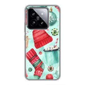 Чехол Санта Клаус для Xiaomi 14 (Одежда)