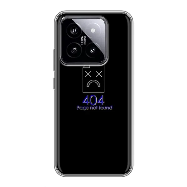 Чехол с рисунком «Ошибка 404» для Xiaomi 14 Чехол с рисунком «Ошибка 404» для Xiaomi 14