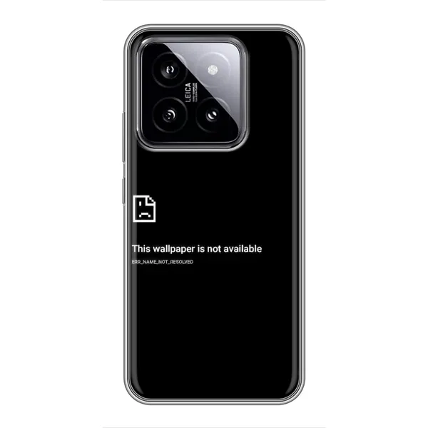 Чехол с рисунком «Ошибка» для Xiaomi 14 Чехол с рисунком «Ошибка» для Xiaomi 14