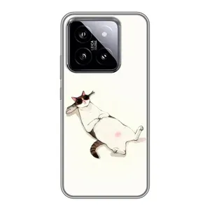 Чехол на тематику: Коты для Xiaomi 14 (Отдых)