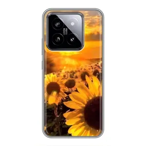 Чехол с рисунком «поле подсолнухов» для Xiaomi 14