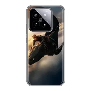 Чохол дракон Беззубик для Xiaomi 14 (Політ Беззубика)