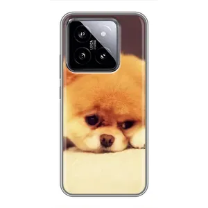 Чехол (ТПУ) Милые собачки для Xiaomi 14 (Померанский шпиц)