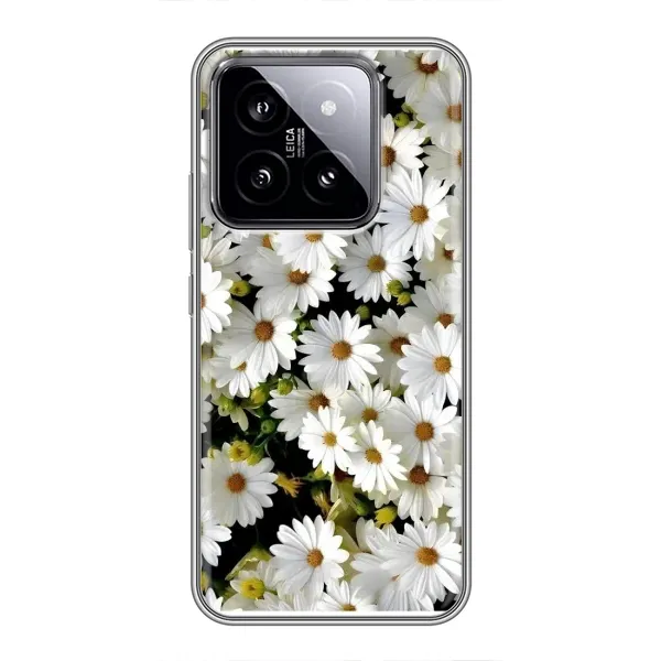 Чехол с рисунком «Рамка в ромашках» для Xiaomi 14 Чехол с рисунком «Рамка в ромашках» для Xiaomi 14