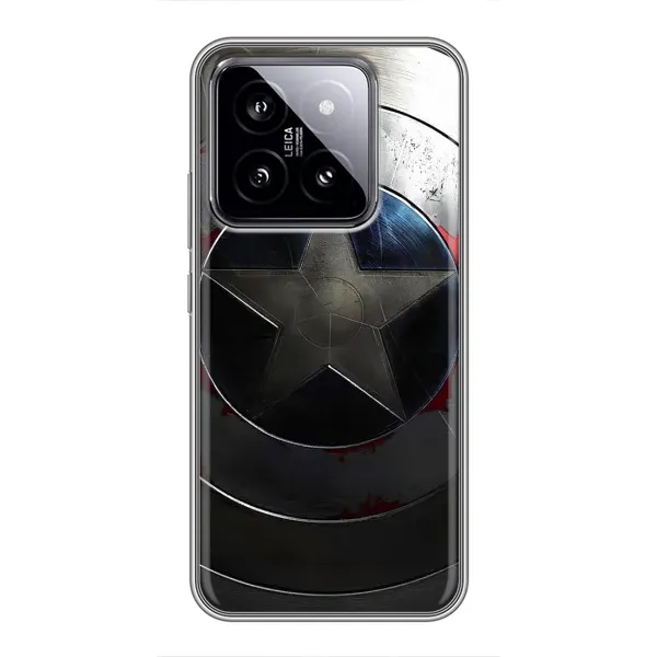 Чехол с рисунком «Ретро Щит Капитана» для Xiaomi 14 Чехол с рисунком «Ретро Щит Капитана» для Xiaomi 14