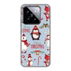 Чехол Санта Клаус для Xiaomi 14 (Рождественский)