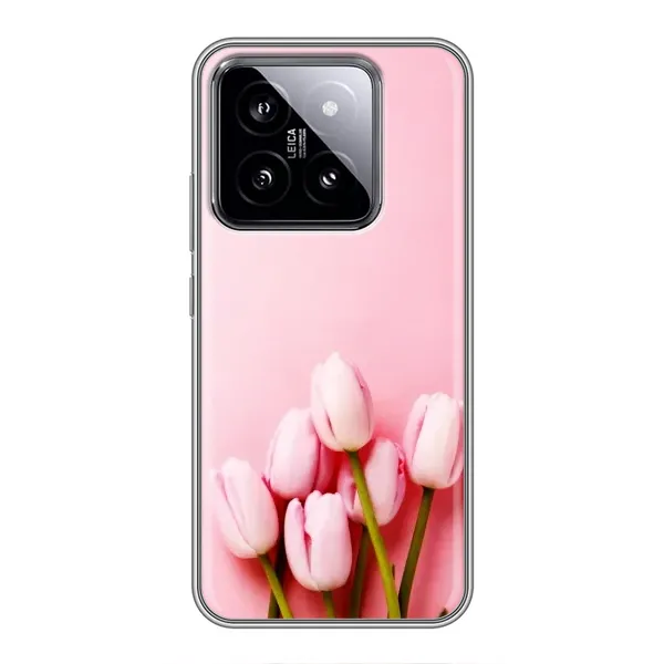 Чехол с рисунком «Розовые тюльпаны» для Xiaomi 14 Чехол с рисунком «Розовые тюльпаны» для Xiaomi 14