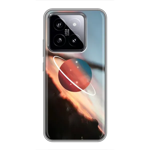 Чехол с рисунком «Сатурн» для Xiaomi 14 Чехол с рисунком «Сатурн» для Xiaomi 14