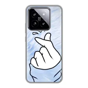 Чехлы (Знак сердечка) на Xiaomi 14 (Сердечка знак)