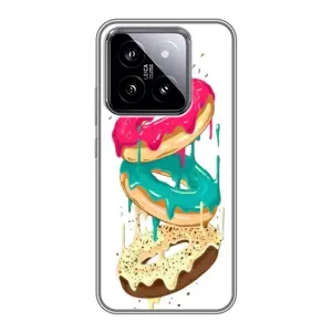 Чехол с изображением  вкусной еды для Xiaomi 14 (Сочные пончики)