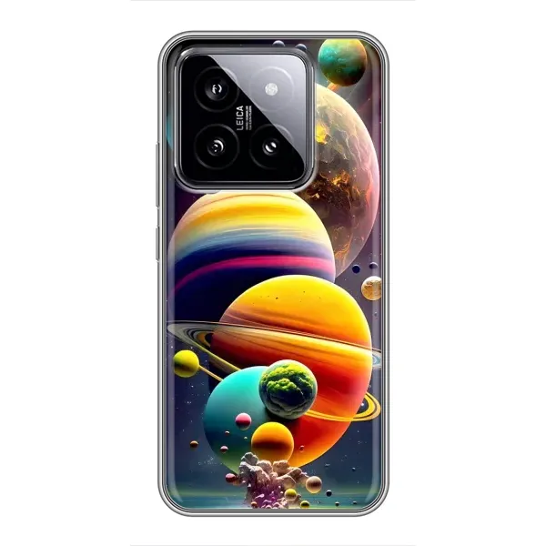 Чехол с рисунком «Солнечна система» для Xiaomi 14 Чехол с рисунком «Солнечна система» для Xiaomi 14
