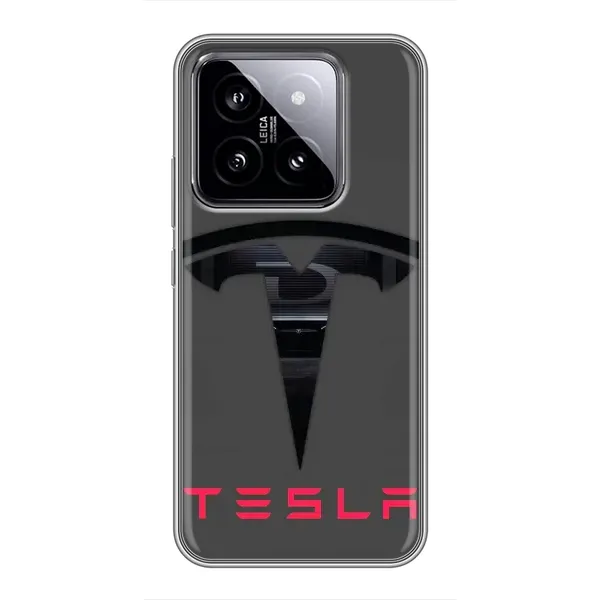 Чехол с рисунком «Logo TESLA» для Xiaomi 14 Чехол с рисунком «Logo TESLA» для Xiaomi 14