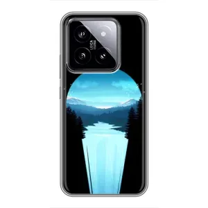 Летний Чехол на Xiaomi 14 (Синий Водопад)