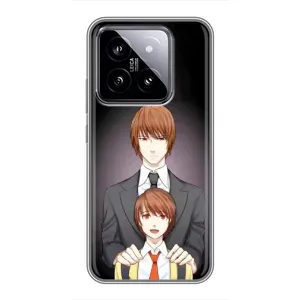 Чехол с персонажами АНИМЕ на Xiaomi 14 (Ягами вырос)
