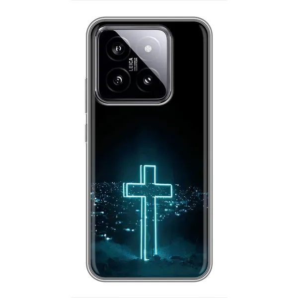 Чехол с рисунком «Яркий Крест» для Xiaomi 14