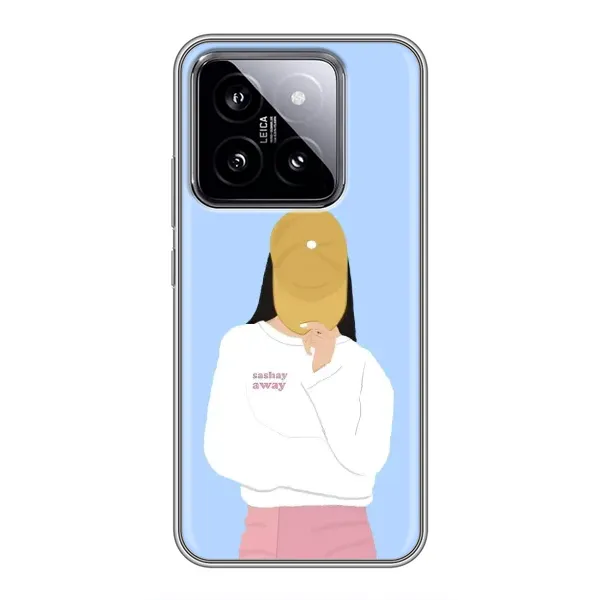 Чехол с рисунком «Желтая кепка» для Xiaomi 14 Чехол с рисунком «Желтая кепка» для Xiaomi 14