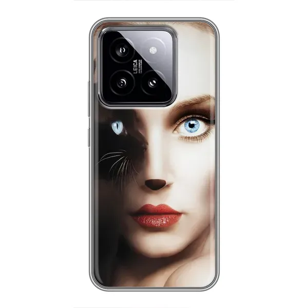 Чехол с рисунком «Женщина кошка» для Xiaomi 14 Чехол с рисунком «Женщина кошка» для Xiaomi 14
