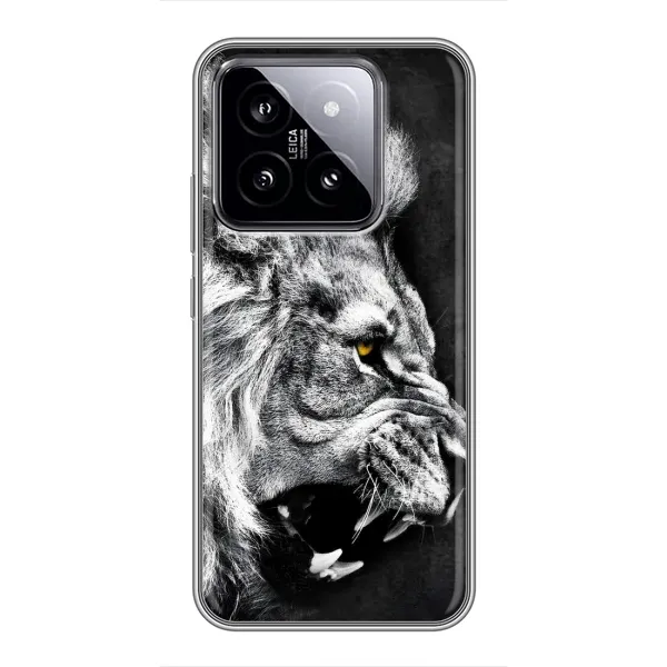 Чехол с рисунком «Злой ЛЕВ» для Xiaomi 14 Чехол с рисунком «Злой ЛЕВ» для Xiaomi 14