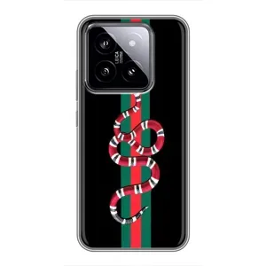 Чохли бренд ГУЧЧІ для Xiaomi 14 (Змій Гуччі)