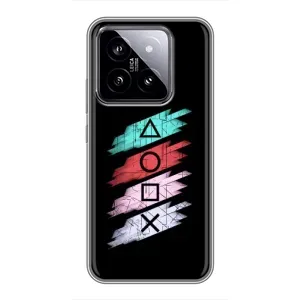 Чехол с рисунком «Значки Sony» для Xiaomi 14