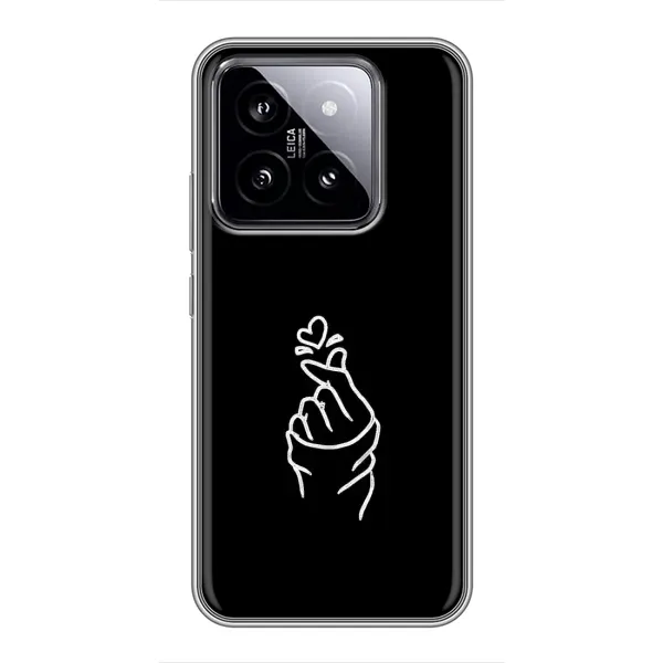 Чехол с рисунком «Знак Сердечка» для Xiaomi 14 Чехол с рисунком «Знак Сердечка» для Xiaomi 14