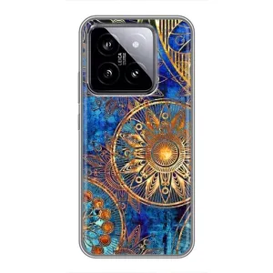 Чехлы со смыслом для Xiaomi 14 (Золотые узоры)