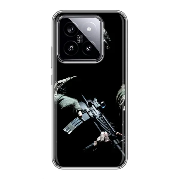 Чехол с рисунком «ЗСУ снайпер» для Xiaomi 14 Чехол с рисунком «ЗСУ снайпер» для Xiaomi 14