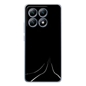 Чохол з картинками на чорному фоні для Xiaomi 14T Pro (Дорога)
