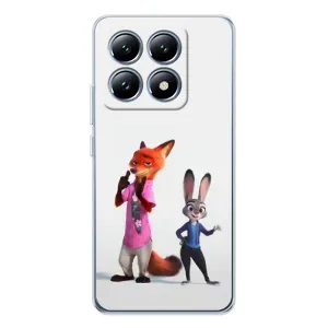 Силиконовый чехол с принтом Зоотрополіс для Xiaomi 14T Pro (Джуди и Ник)
