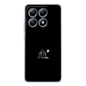 Чохол з картинками на чорному фоні для Xiaomi 14T Pro (Книжки)