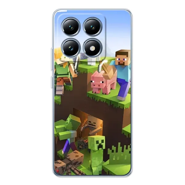 Чехол с рисунком «Майн-крафт» для Xiaomi 14T Pro Чехол с рисунком «Майн-крафт» для Xiaomi 14T Pro